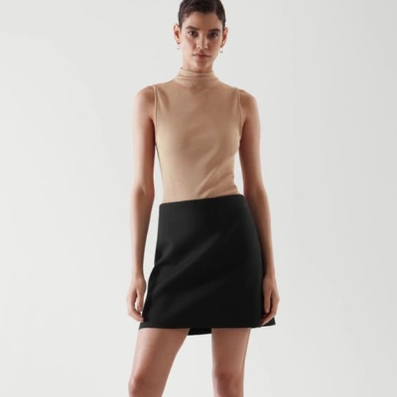 COS Dresses & Skirts - COS Black Scuba Mini Skirt